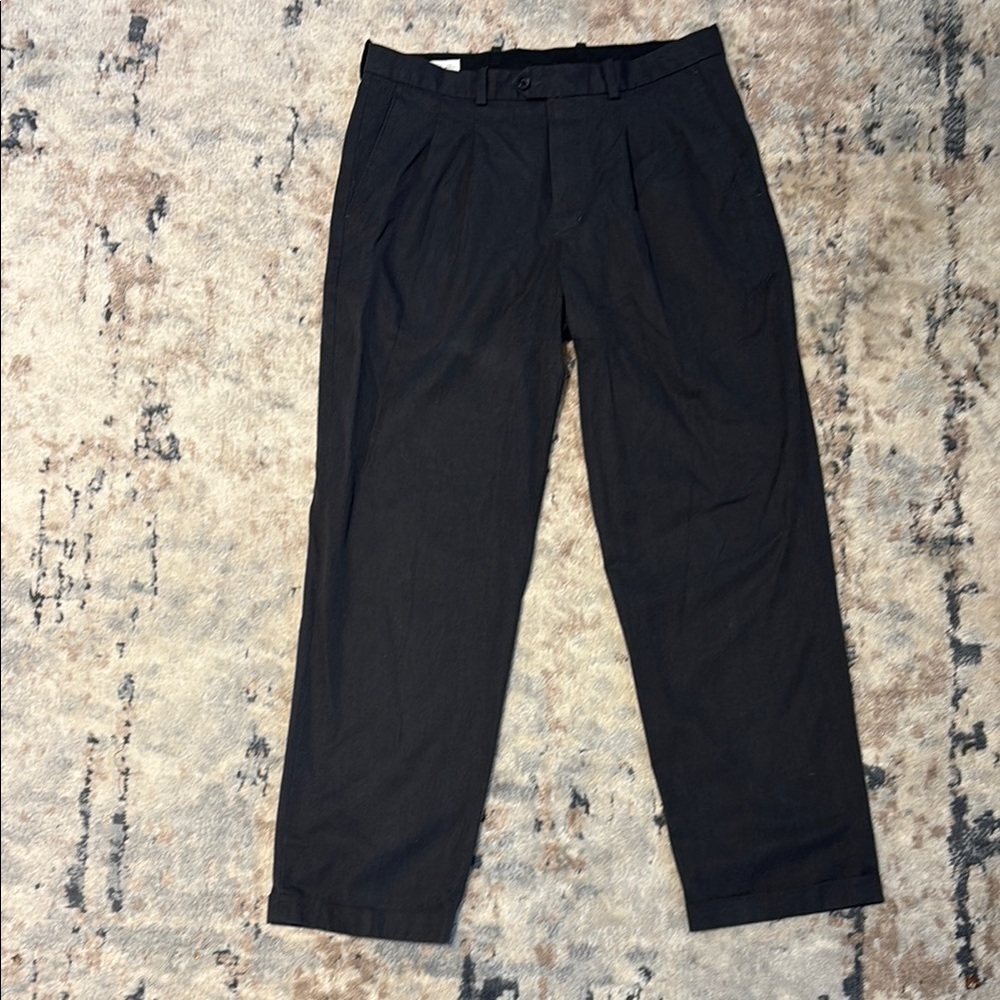 Men's John W. Nordstrum dark gray Pleated Pants size 35/31